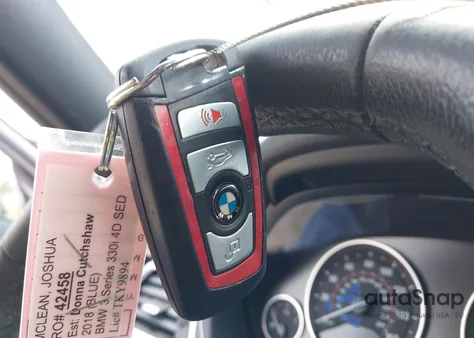 2018 BMW 330I from USA, damaged, VIN WBA8B9C5XJEE82523